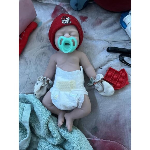 🆕12 inch Full Body Silicone Baby Dolls Boy for Kids Toddlers Reborn Baby Doll - Picture 3 of 9